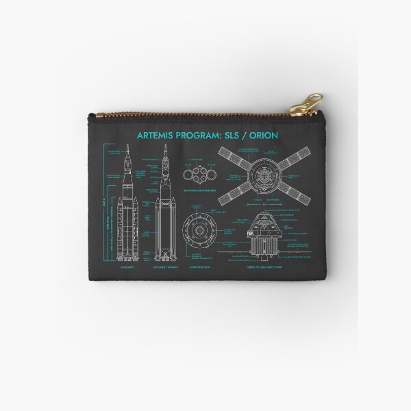 Item preview, Artemis Program. SLS and Orion Spacecraft (Grey and Turquoise) designed and sold by BGALAXY.