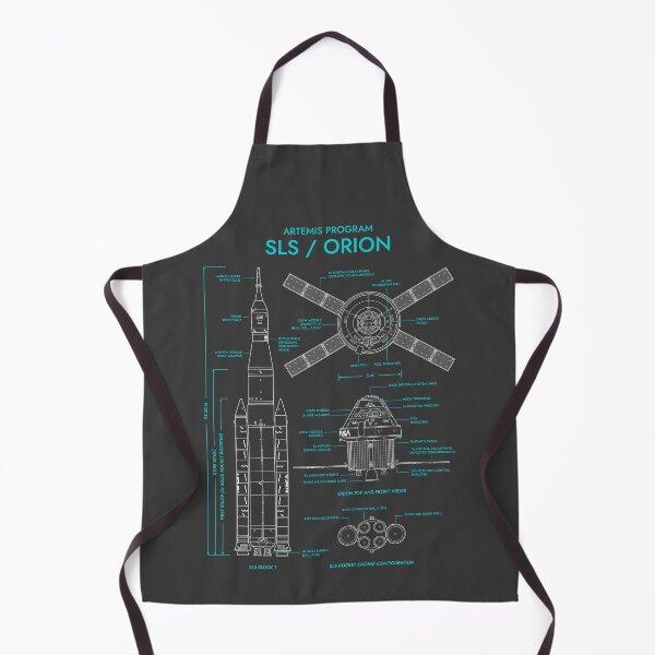 Item preview, Artemis Program. SLS and Orion Spacecraft (Grey and Turquoise) designed and sold by BGALAXY.