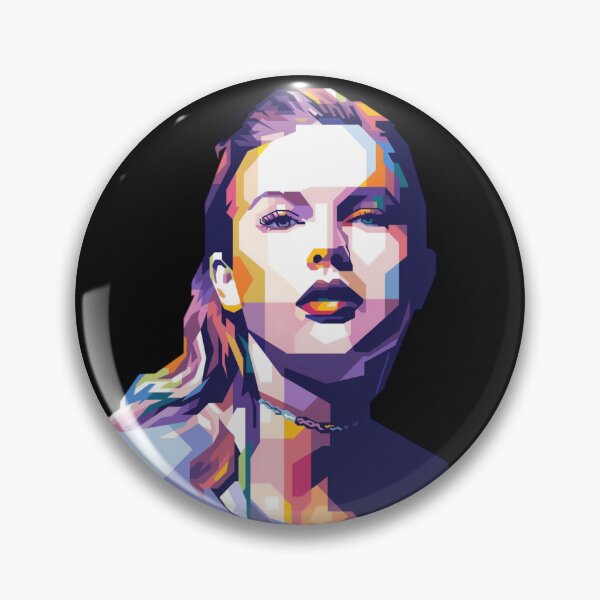 Item preview, Taylor Swift Geometric - Colorful WPAP Portrait designed and sold by Vicky021.