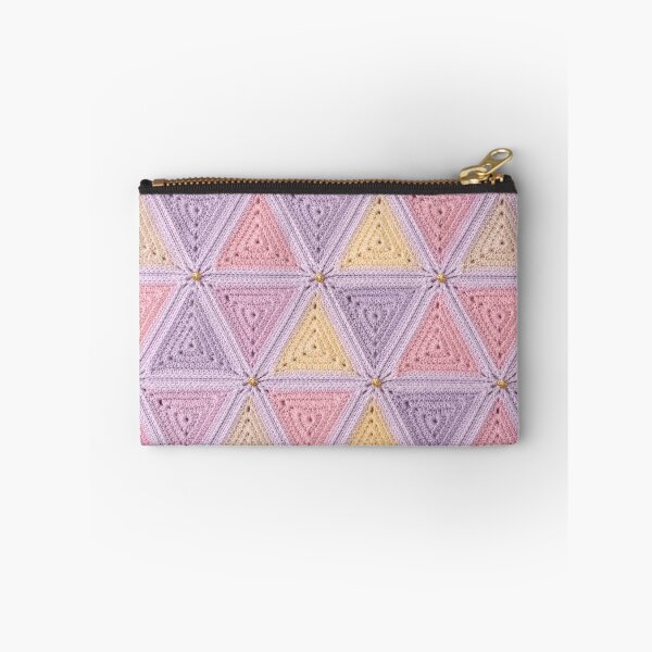 Item preview, Pastel Triangle Crochet Pattern Pink Lavender Peach designed and sold by LuisWorks.
