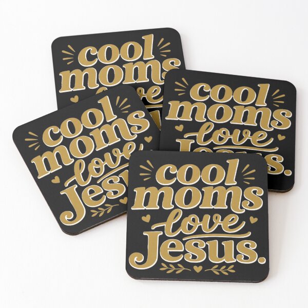 Item preview, Cool Moms Love Jesus, Christian Mom, Praying Mama Faith Based Gift designed and sold by Sprinkle12345.