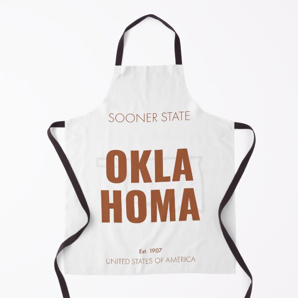 Item preview, Oklahoma, Modern Typographic Wall Art designed and sold by MarkedArtPrints.