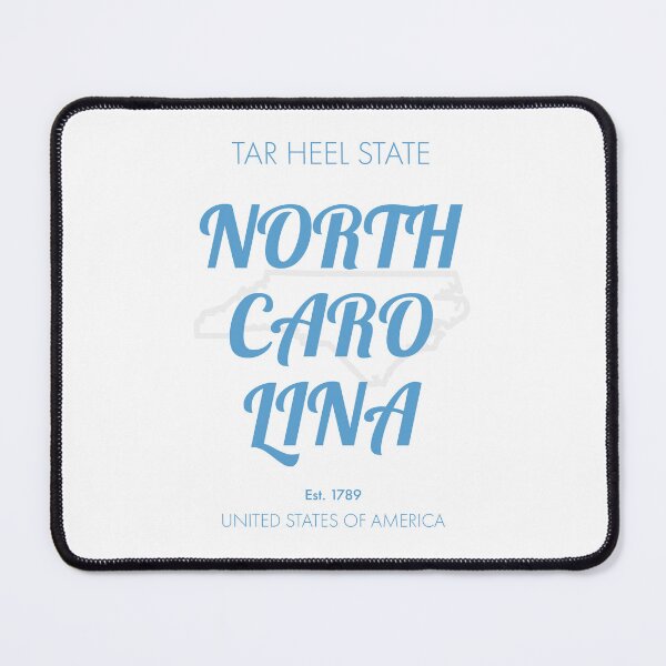 Item preview, North Carolina, Modern Typographic Wall Art designed and sold by MarkedArtPrints.