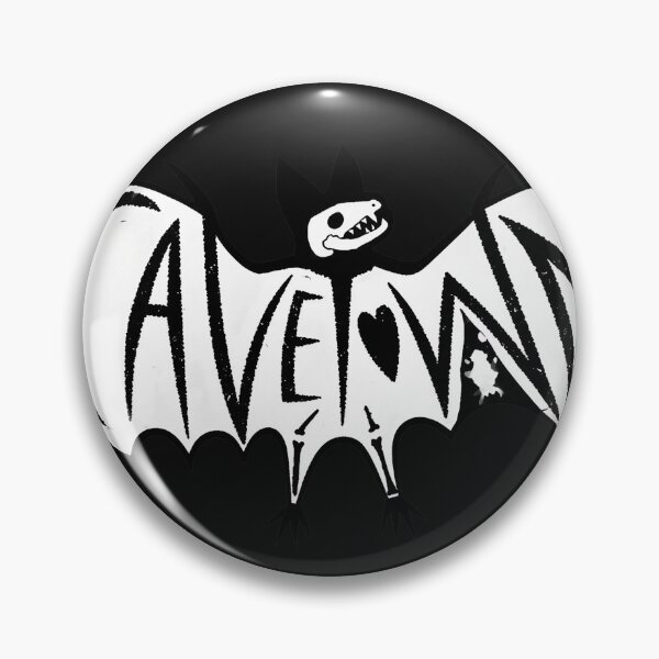 Item preview, Skeletal Bat Bat Logo Script Motif designed and sold by StaySantai.