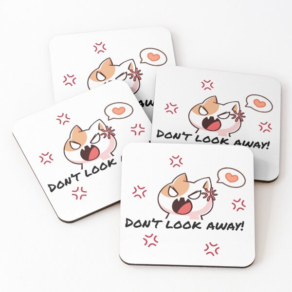 Item preview, Don't Look Away! - Angry Kawaii Cat designed and sold by Rehnair.