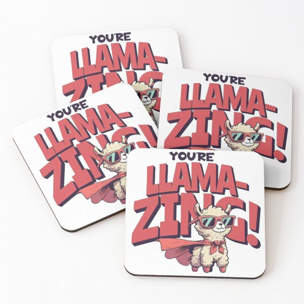 Item preview, You're Llama-zing - Cute Superhero Llama Pun designed and sold by GenZFashion000.