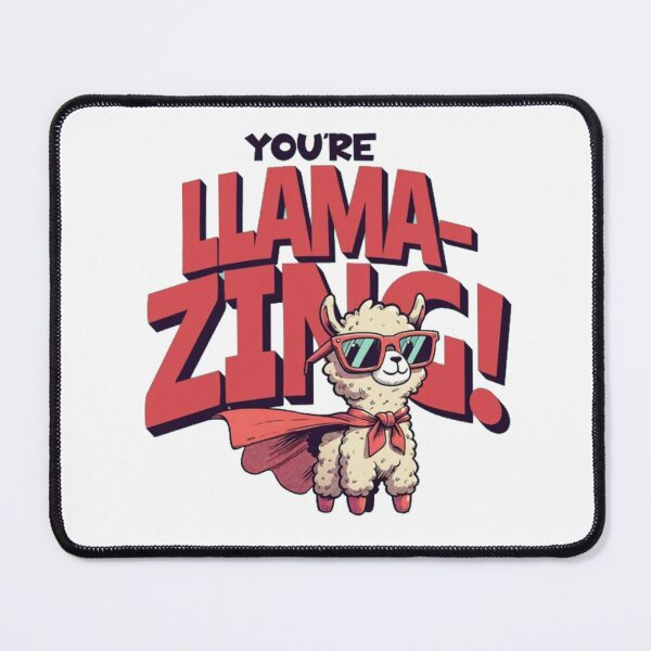 Item preview, You're Llama-zing - Cute Superhero Llama Pun designed and sold by GenZFashion000.