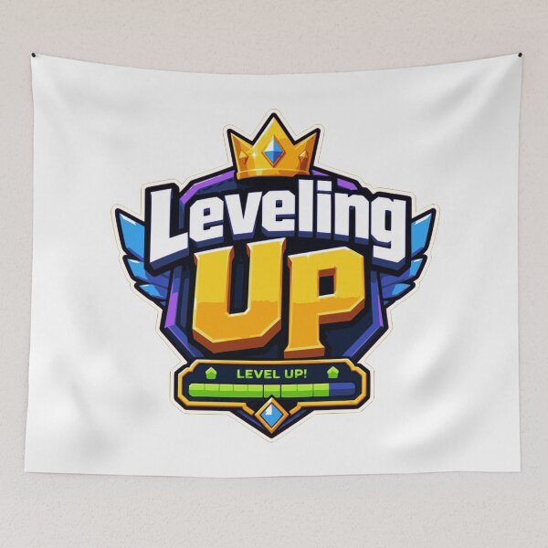 Item preview, Leveling Up Gamer Birthday Design – Level Up Gaming Birthday Gift designed and sold by ArtsyExplorer.