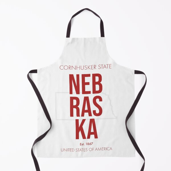 Item preview, Nebraska, Modern Typographic Wall Art designed and sold by MarkedArtPrints.