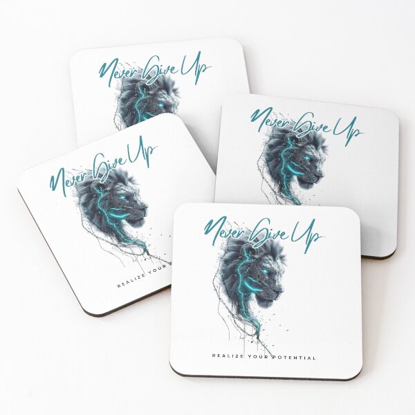 Item preview, Silver Chair - Never Give Up Lion T-Shirt designed and sold by Mediagraphic.