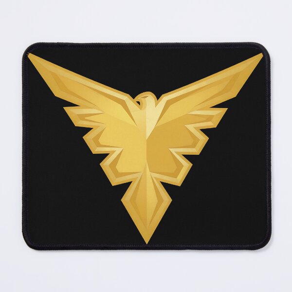Item preview, Golden Geometric Bird Symbol Dark  designed and sold by StaySantai.