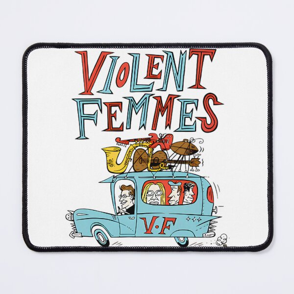 Item preview, Violent Femmes Band - On The Road Cartoon  designed and sold by AnalogAnxiety.