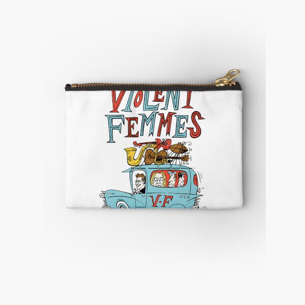 Item preview, Violent Femmes Band - On The Road Cartoon  designed and sold by AnalogAnxiety.