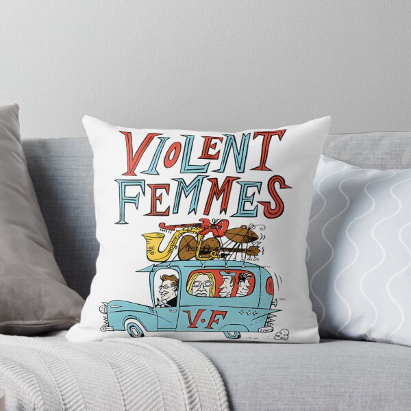 Item preview, Violent Femmes Band - On The Road Cartoon  designed and sold by AnalogAnxiety.