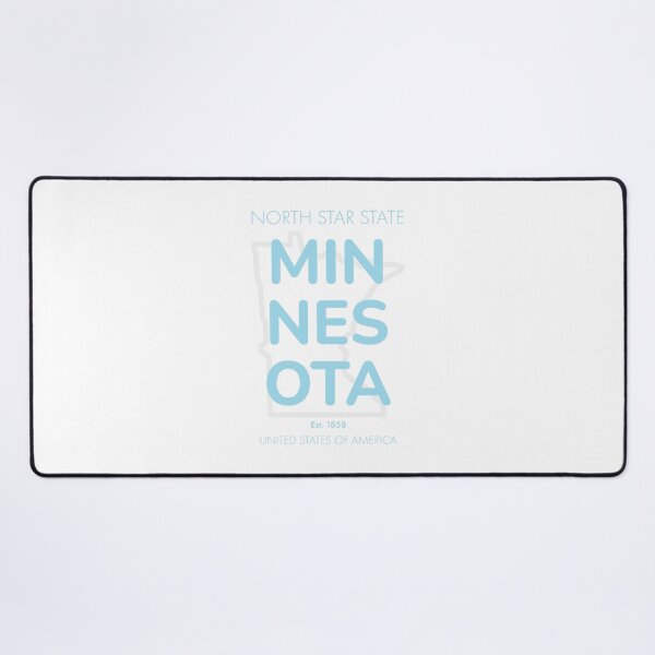 Item preview, Minnesota, Modern Typographic Wall Art designed and sold by MarkedArtPrints.