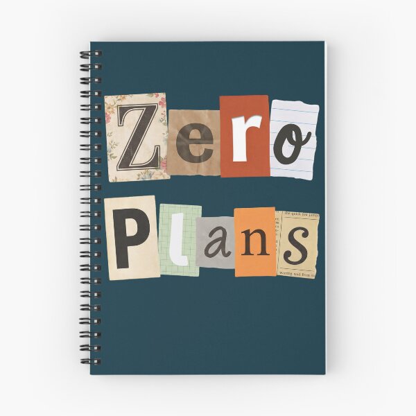Item preview, Zero Plans Collage Typography Ransom Note Quote designed and sold by NosandEdgy.