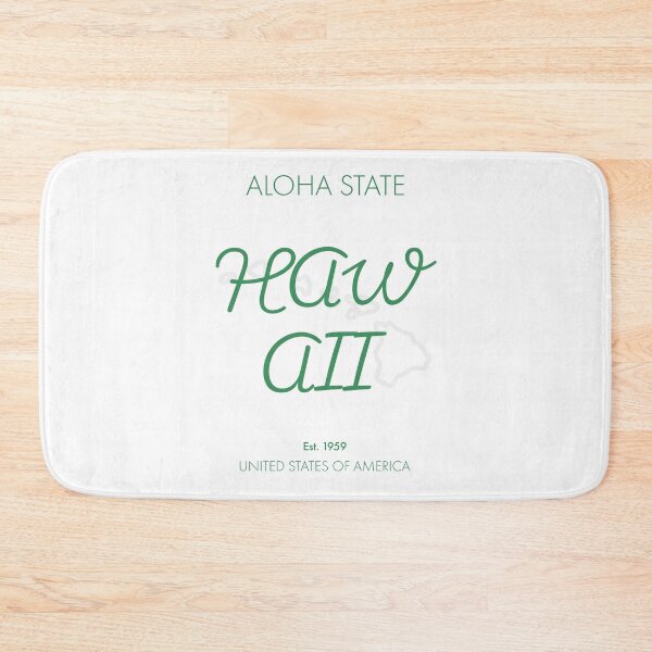 Item preview, Hawaii, Modern Typographic Wall Art designed and sold by MarkedArtPrints.