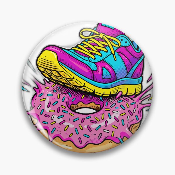 Item preview, Will Run For Snacks Donut Running Shoe designed and sold by ryanguas.