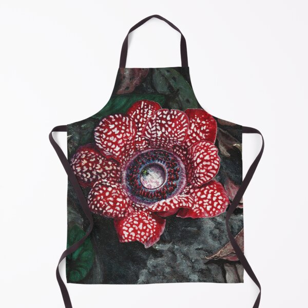 Item preview, Rare Red Parasitic Flower Botanical Art Sapria himalayana designed and sold by Anna Ratkevich.