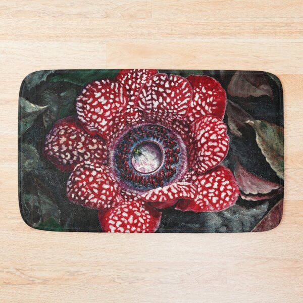Item preview, Rare Red Parasitic Flower Botanical Art Sapria himalayana designed and sold by Anna Ratkevich.