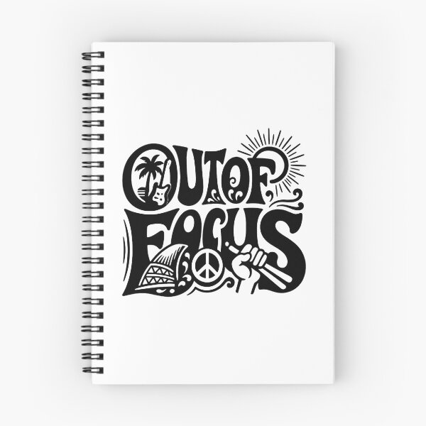 Item preview, Retro Out of Focus Typography with Tropical Music and Peace Symbol Black and White Vector Style designed and sold by StormVape.