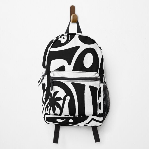 Item preview, Retro Out of Focus Typography with Tropical Music and Peace Symbol Black and White Vector Style designed and sold by StormVape.