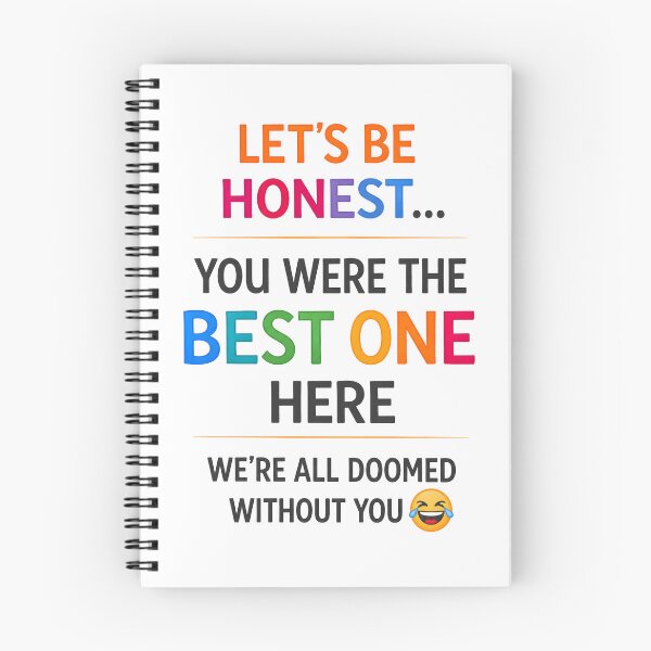 Item preview, Funny Coworker Leaving Card | You Were The Best One Here Goodbye Card designed and sold by Aesthetic-Avenue.