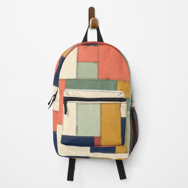 Item preview, Korean Jogakbo Patchwork Grid – Geometric Textile Art designed and sold by Dandihara.