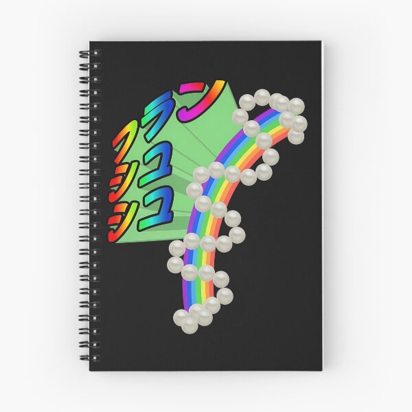 Item preview, Pearl Rainbow Fan Vibrant Text Design designed and sold by TeeParteaArt.