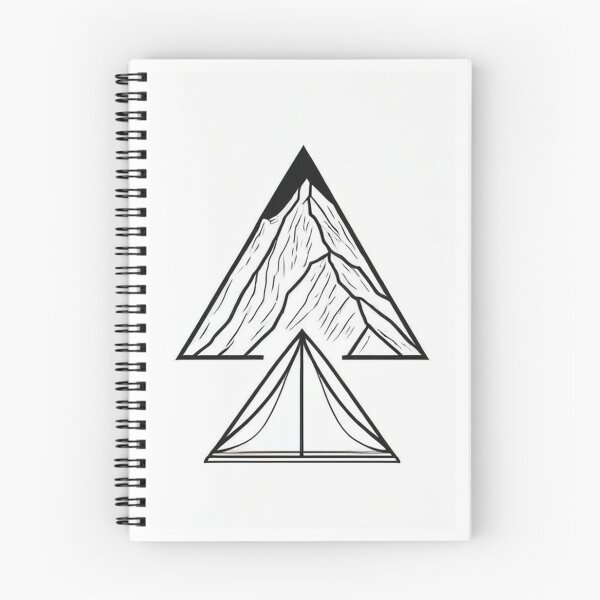 Item preview, Art - Minimalist Landscape and Tent, Vector Aesthetic designed and sold by Reverso-Design.