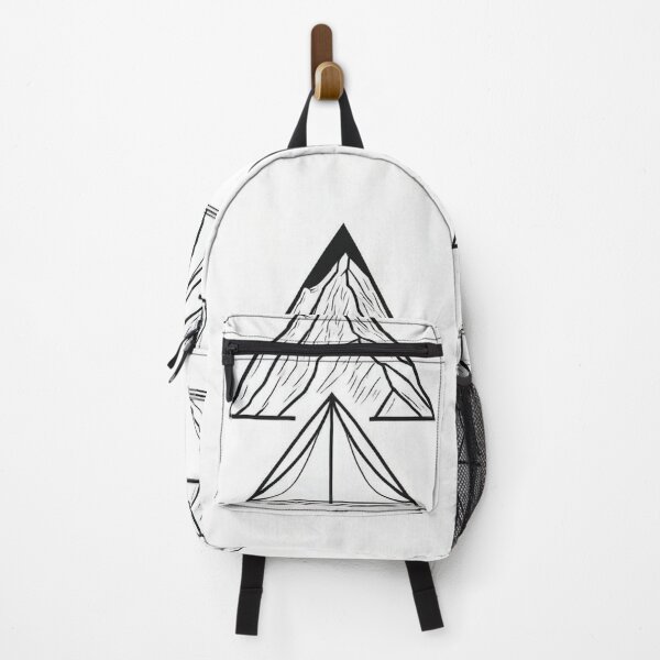 Artikelvorschau, Art - Minimalist Landscape and Tent, Vector Aesthetic entworfen und verkauft von Reverso-Design.