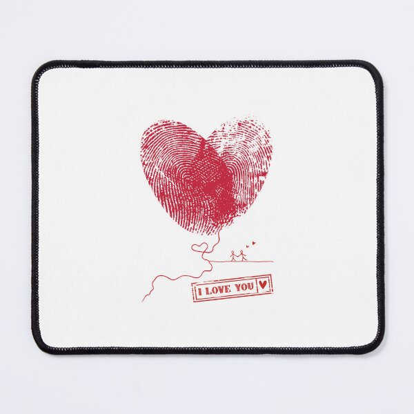 Item preview, Deftones Band-Fingerprint Heart Balloon I Love You T-Shirt designed and sold by Mediagraphic.