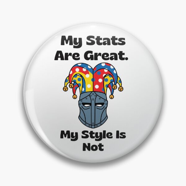 Item preview, My Stats Are Great Funny Gamer Min Max Clown Armor designed and sold by SW Shop.