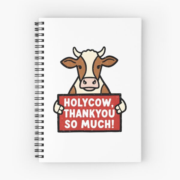 Item preview, Holy Cow Thank You So Much Red Sign designed and sold by duduartwork.