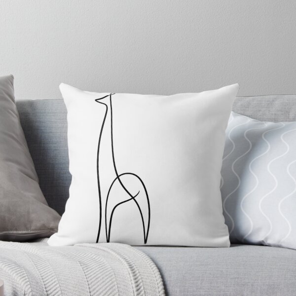Item preview, Minimalist Giraffe One Line Art - Modern Continuous Line Drawing designed and sold by LYAN-STORE.