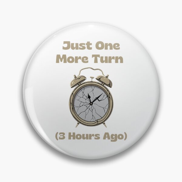 Item preview, Just One More Turn Funny Gamer Broken Alarm Clock designed and sold by SW Shop.