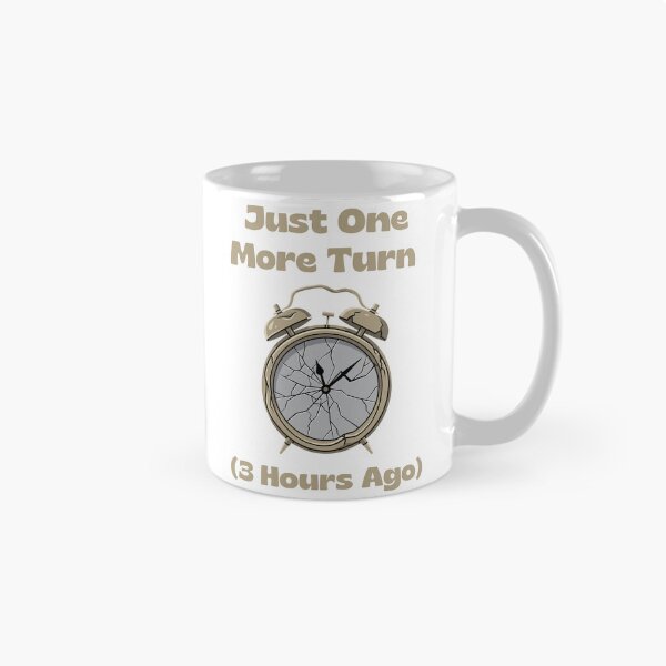 Item preview, Just One More Turn Funny Gamer Broken Alarm Clock designed and sold by SW Shop.