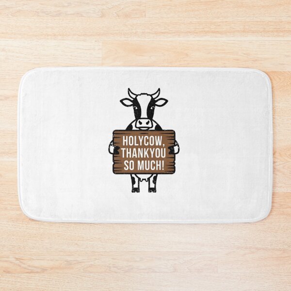Item preview, Holy Cow Thank You So Much Wood Sign designed and sold by duduartwork.