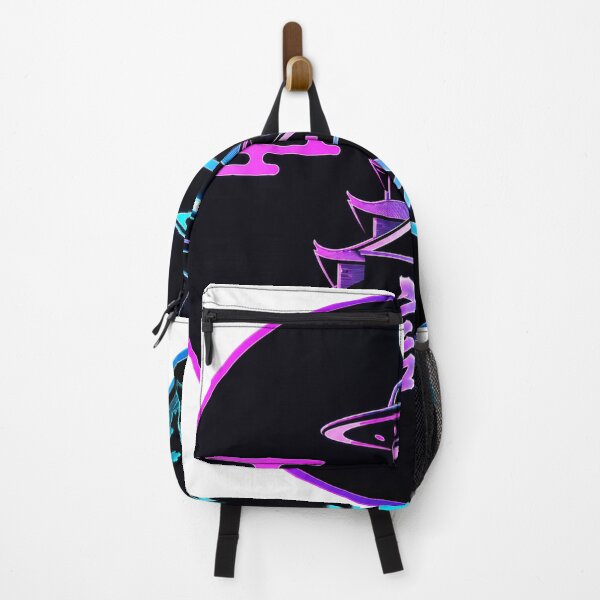 Item preview, Cyberpunk Japanese Castle UFO Kanji "Nazo" Neon Mystery Emblem | Futuristic Japan Vaporwave Design designed and sold by Handcan.