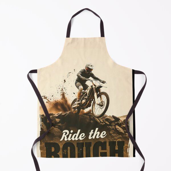 Item preview, Sepia Tone Rough Terrain Enduro Motocross Dirt Bike Design designed and sold by RevUpDesign.