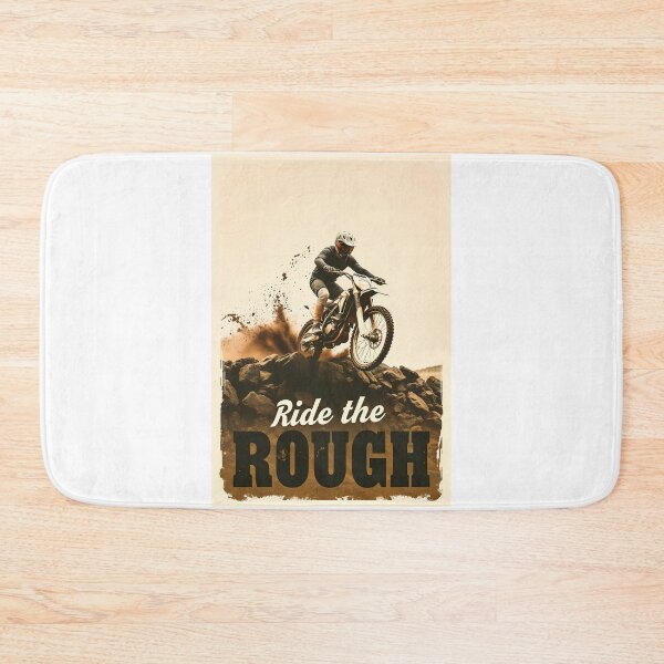 Item preview, Sepia Tone Rough Terrain Enduro Motocross Dirt Bike Design designed and sold by RevUpDesign.