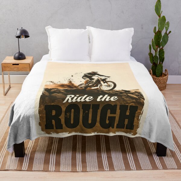 Item preview, Sepia Tone Rough Terrain Enduro Motocross Dirt Bike Design designed and sold by RevUpDesign.