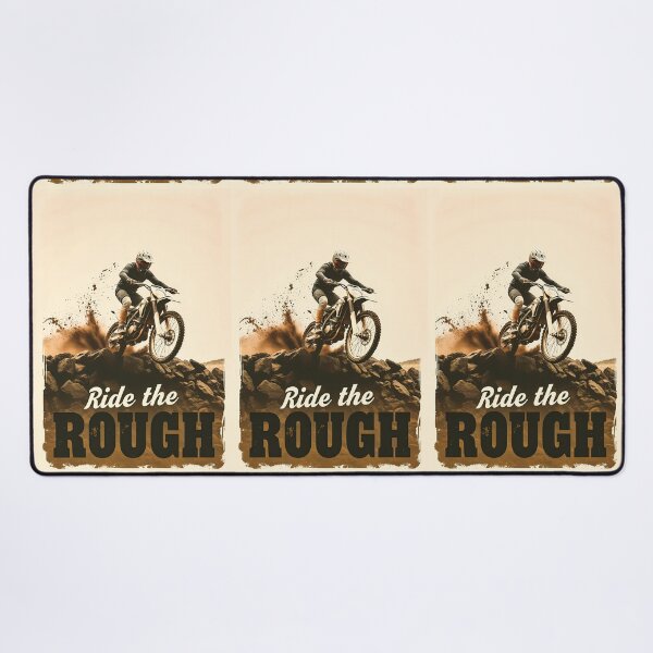 Item preview, Sepia Tone Rough Terrain Enduro Motocross Dirt Bike Design designed and sold by RevUpDesign.