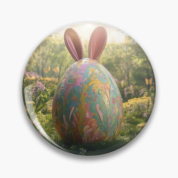 Item preview, Pastel-colored artistic Easter eggs designed and sold by FluffyGallery.