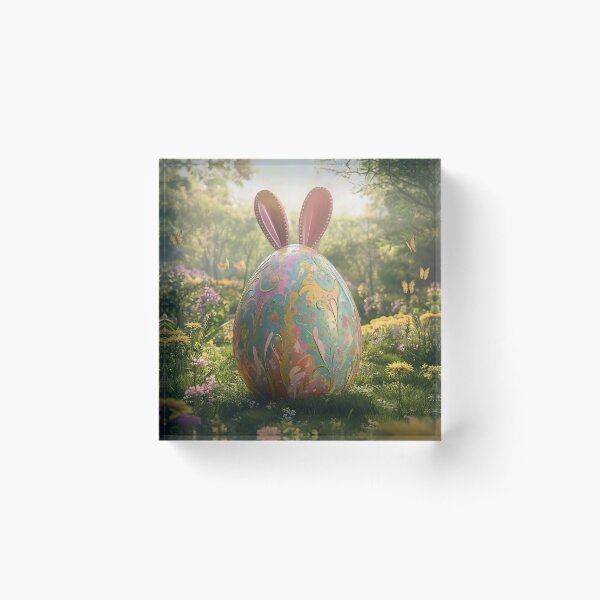 Item preview, Pastel-colored artistic Easter eggs designed and sold by FluffyGallery.