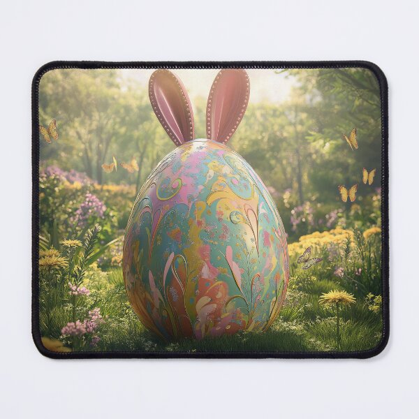 Item preview, Pastel-colored artistic Easter eggs designed and sold by FluffyGallery.