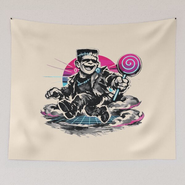 Item preview, Whimsical Sumi-E Frankenstein designed and sold by KungPowUnicorn.