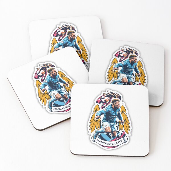 Item preview, Manchester City Football Fan Art | Soccer Legend Retro Sports Design designed and sold by Art Wave Studio.