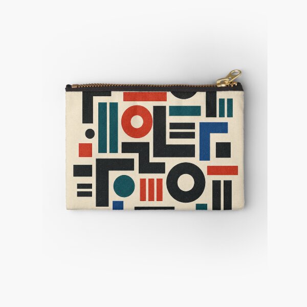 Item preview, Abstract Hangul Jamo Typography – Geometric Red, Black and Cream Art designed and sold by Dandihara.