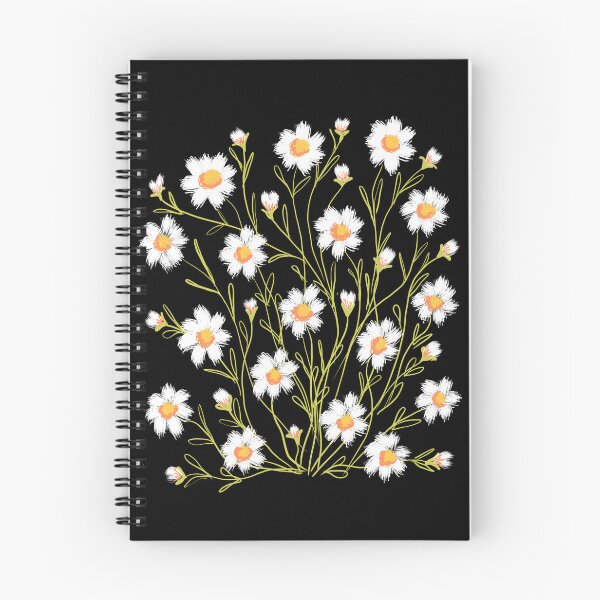 Item preview, wildflower white summer daisies designed and sold by MeadowsAndInk.